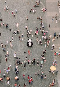 clustering people (with a panda)