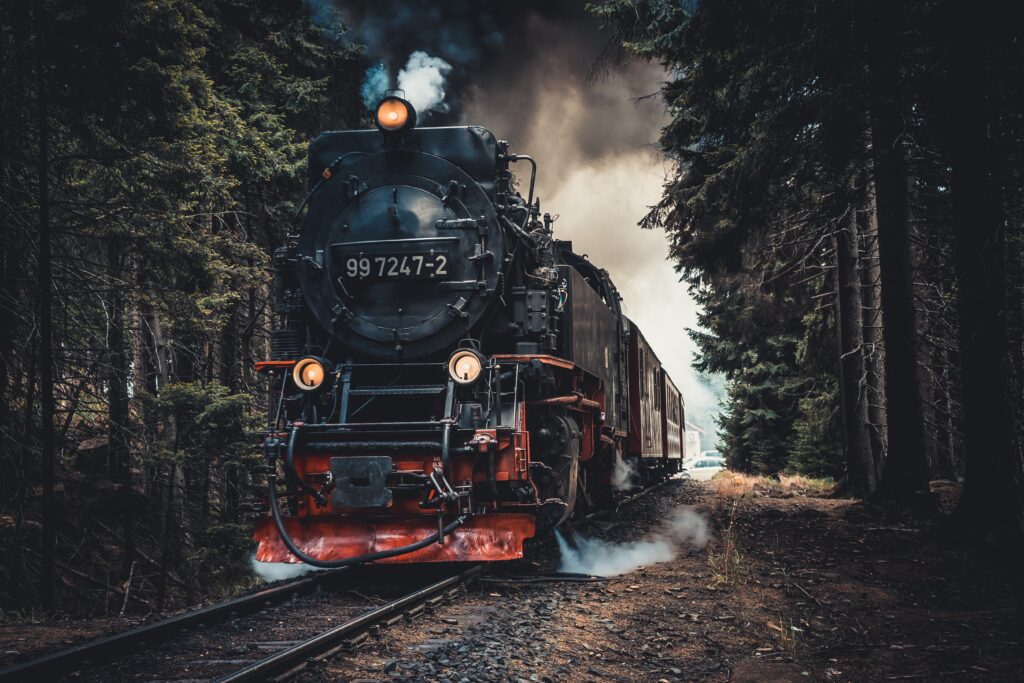 Don't Panic. Train Photo By Mark Plötz From Pexels